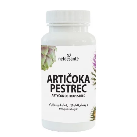 Артишок 200 mg + Бял трън 187.5 mg – Черен дроб и жлъчка, 60 капсули