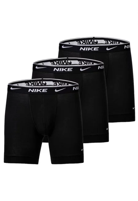 Боксерки с лого - 3 чифта - Черен