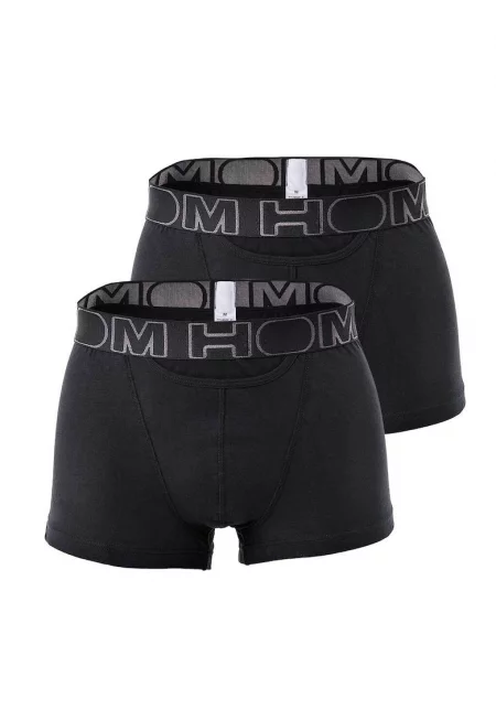Боксерки с лого на талията - 2 чифта - Черен