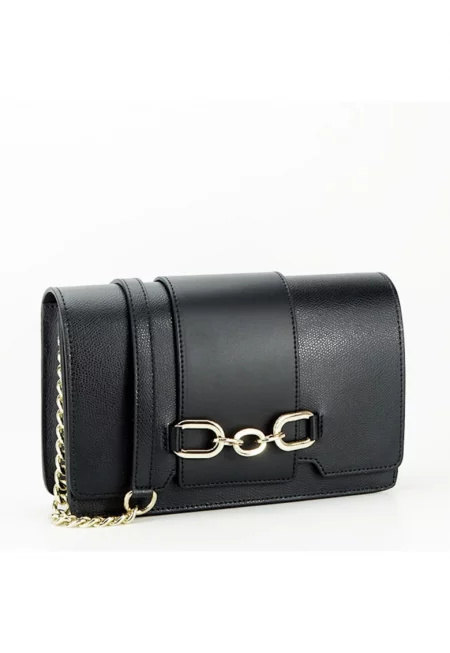 Чанта 1589 123 13503 - Естествена кожа - Черен