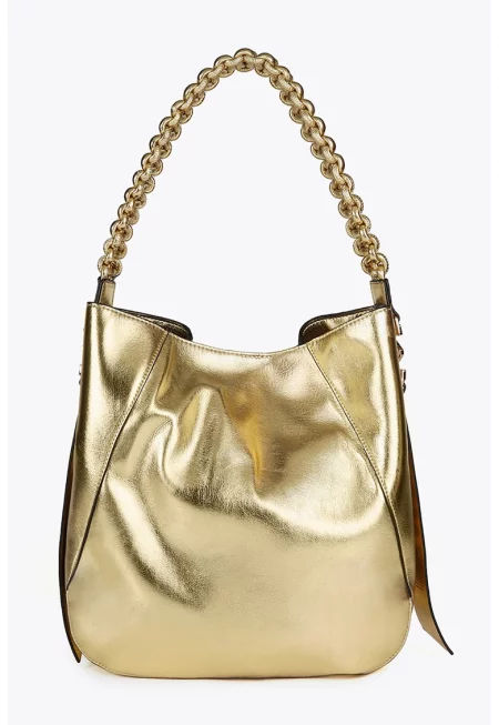 Чанта Хобо със сплетена презрамка