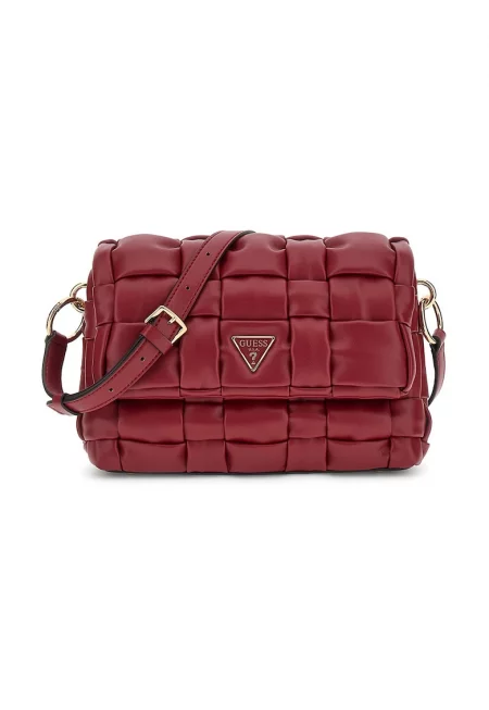 Чанта през рамо със сплетен ефект