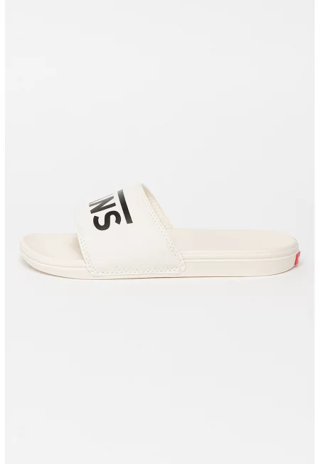 Чехли La Costa с лого - Бял