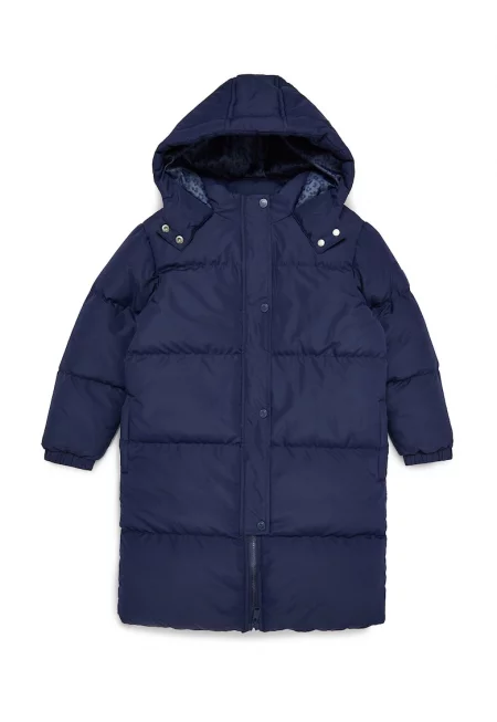 Дълго зимно яке с качулка