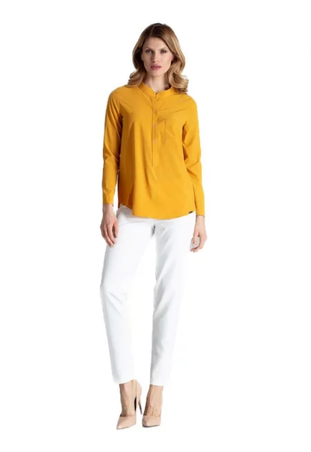 Дамска блуза Nirne M663 Горчица - Жълт