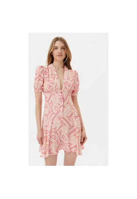 Дамска лятна рокля  GPP25364VE - Вискоза - Розов - Розово