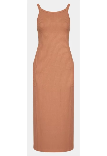 Дамска рокля -  303995317 - Бежов - Памук