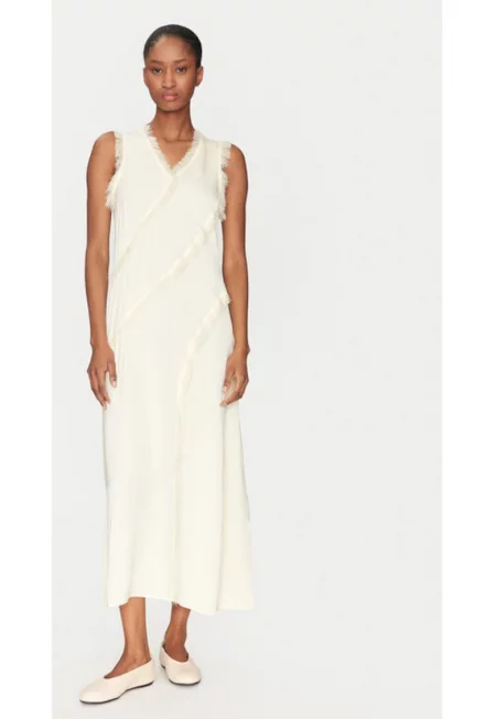 Дамска рокля -  305138415 - Вискоза - Бежов - Бежов