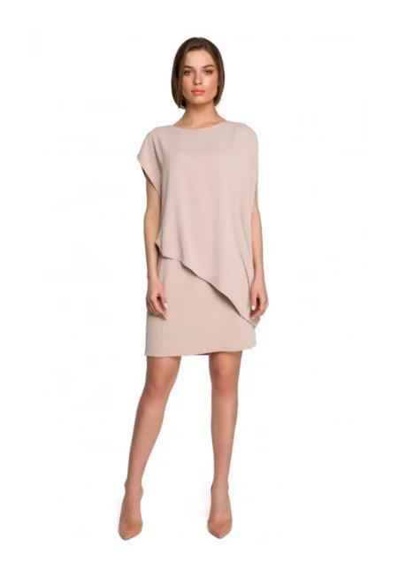 Дамска рокля  Полиестер/Еластан - Тъмнозелена