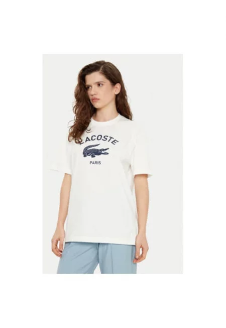 Дамска тениска -  304993695 - Памук - Бежов - Бежов