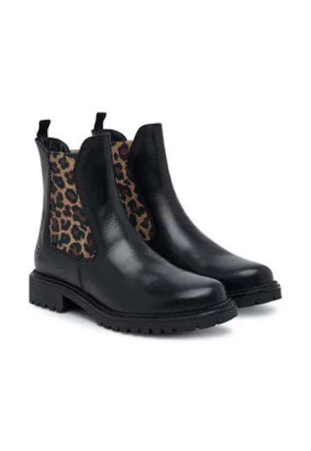 Дамски боти 305246745 -  Естествена кожа - Черен