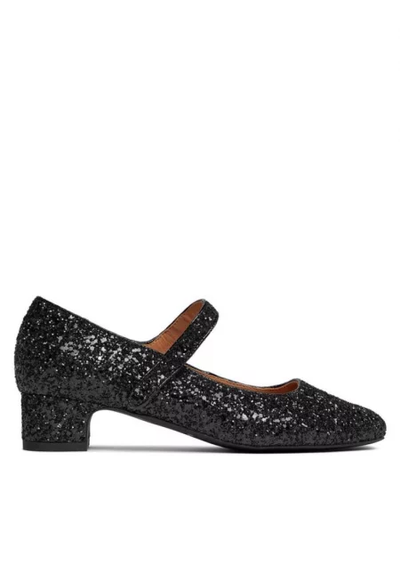 Дамски обувки  303531485 - Текстил - Черни