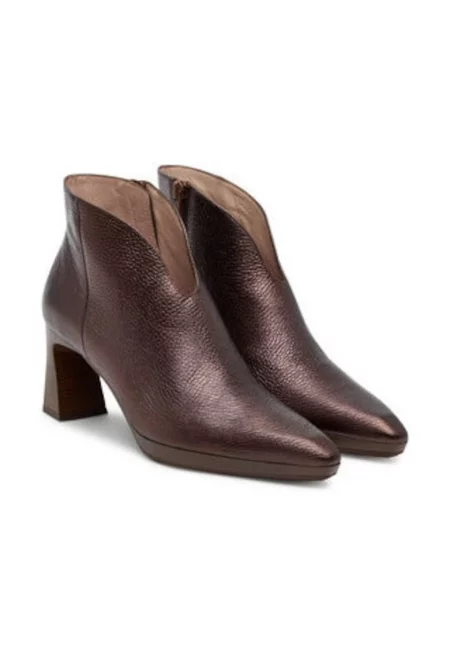 Дамски обувки 305492838 -  Естествена кожа - Вишнев -