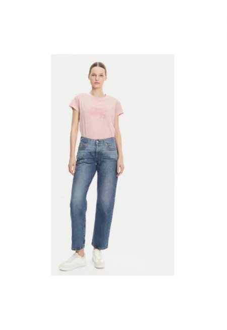 Дамски панталон  S - 001V3-0001 - Памук - Син