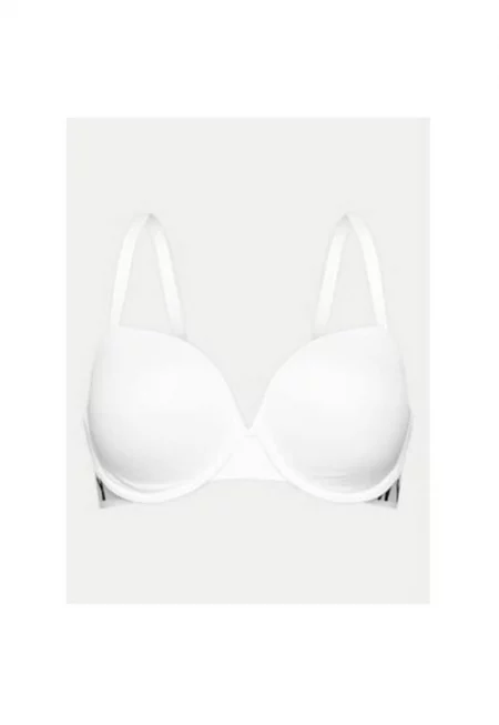 Дамски сутиен -  303723682 - Модал/Памук/Еластан - Бял - Бял