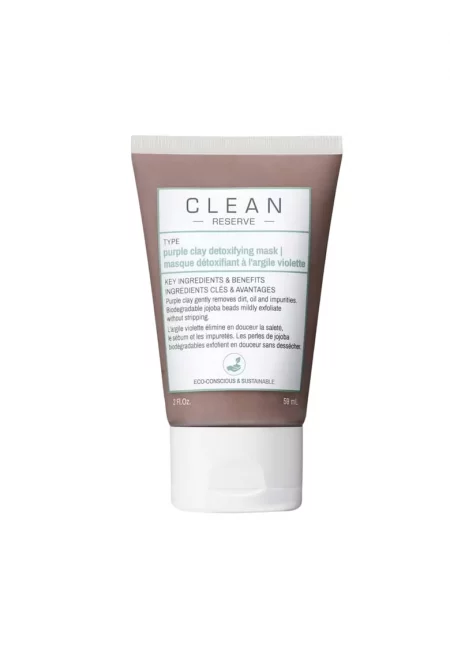 Детоксикираща маска за лице  Reserve - с лилава глина - 59 мл
