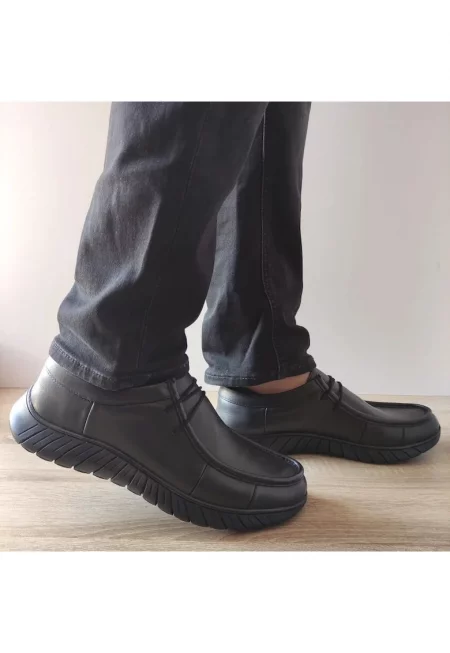 Ежедневни мъжки обувки  B64-1453 Black - Черни