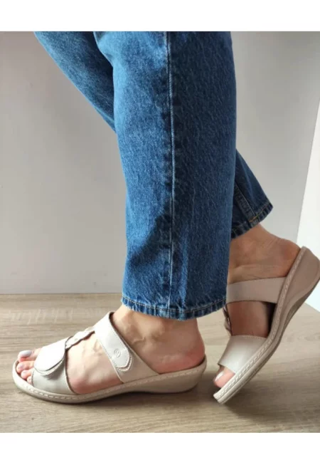 Ежедневни сабо дамски  0969T Paris 52-N Кремав