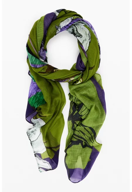 Флорален шал