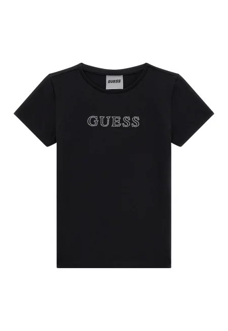 GUESS - Тениска с декоративни камъни