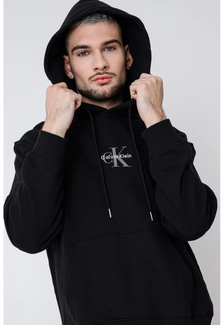 Худи с лого и джоб кенгуру