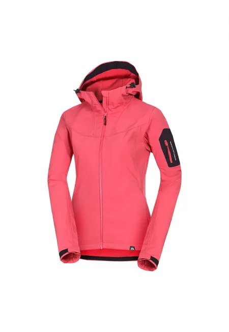 Jacheta softshell 3L 10K/5K femei Jeanne - coral - Корал