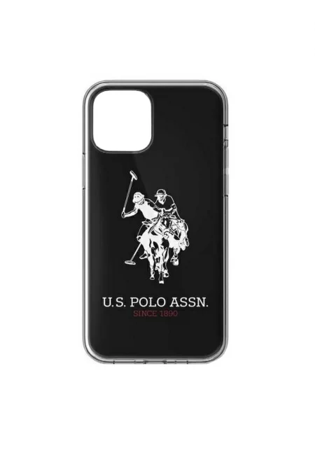 Калъф US Polo USHCP12STPUHRBK Silicone Big Horse за iPhone 12 Mini Black