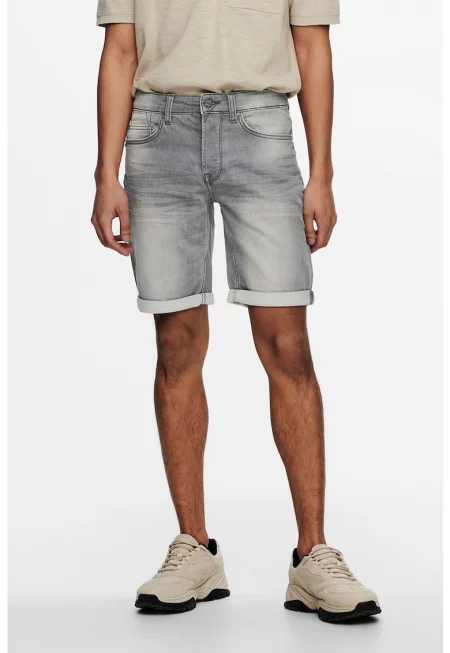 Къс панталон от деним