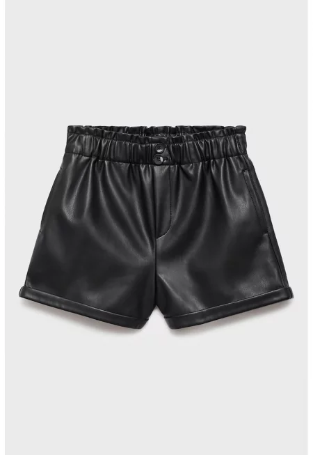 Къс панталон сот еко кожа