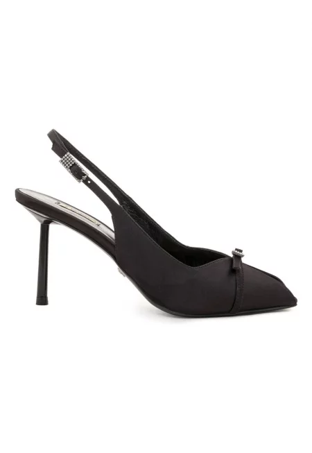 Keira Square Toe Shoes With Buckle Detail