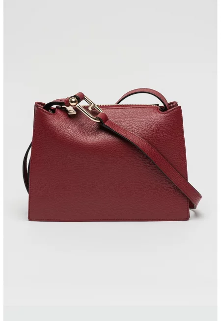 Кожена чанта през рамо Nuvola