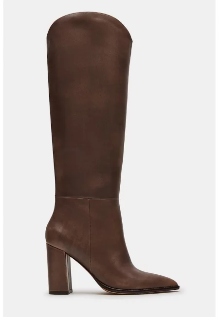 Кожени дълги ботуши Bixby