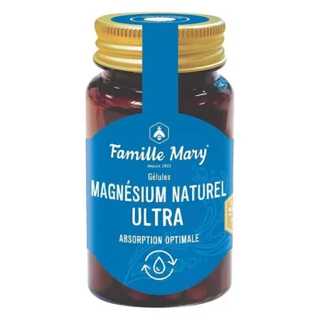 Магнезий Ultra Natural – Мускулна функция и умора, 120 mg, 45 капсули
