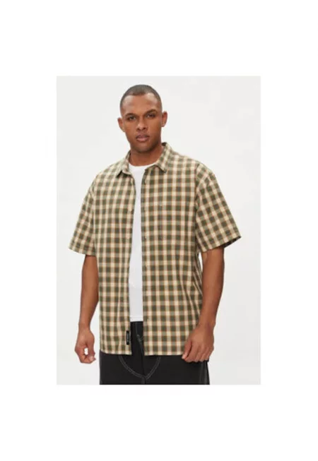 Мъжка риза -  303841058 - Памук - Бежов - Бежов