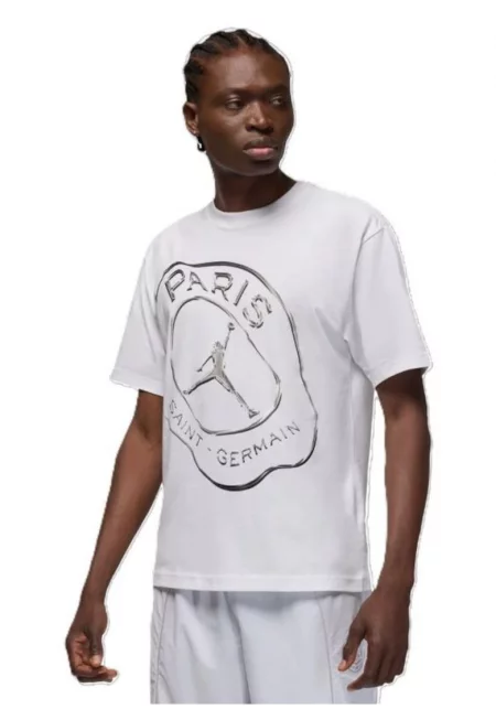 Мъжка тениска  M J DF PRACTICE TEE PSG - Памук - Бял - Бял