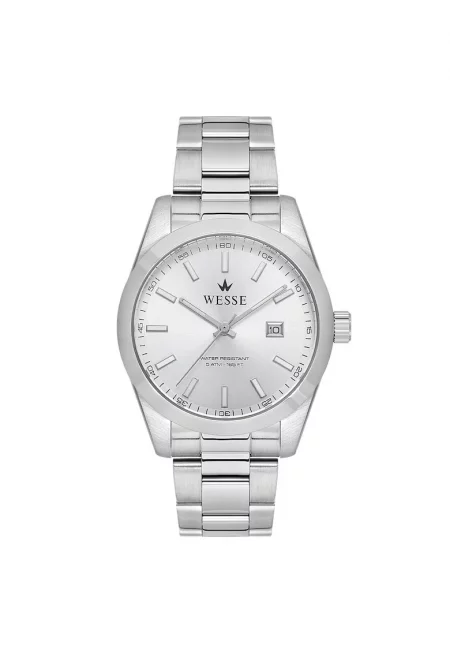 Мъжки часовник  WWG209204 - метална каишка - 40мм - сребрист - водоустойчив на 5 ATM