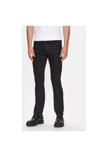 Мъжки дънки -  302979172 - Памук - Еластан - Черни - Черен