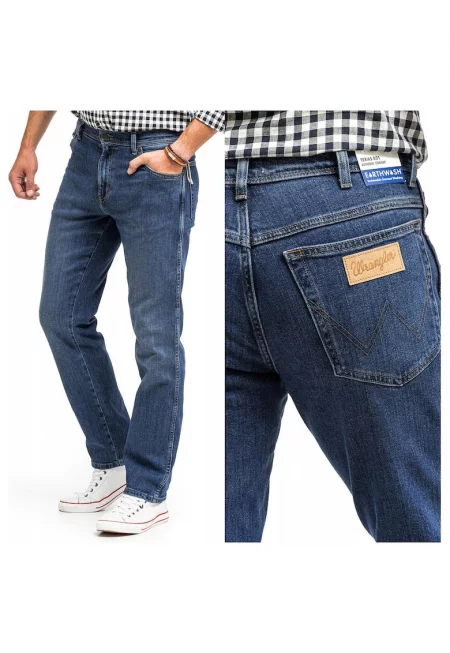 Мъжки дънки -  43762-88 - Тексас - Памук - Дълги - Стандартна кройка