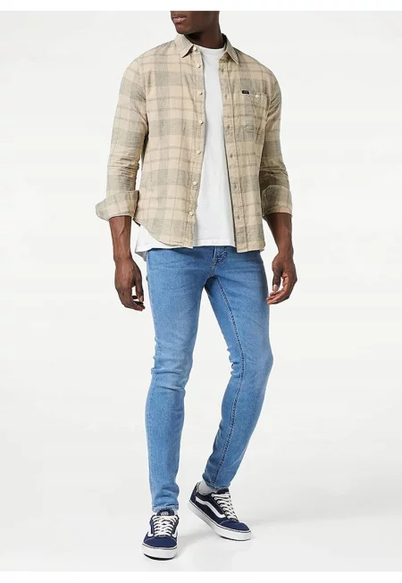 Мъжки дънки  Malone - памук/еластан - син