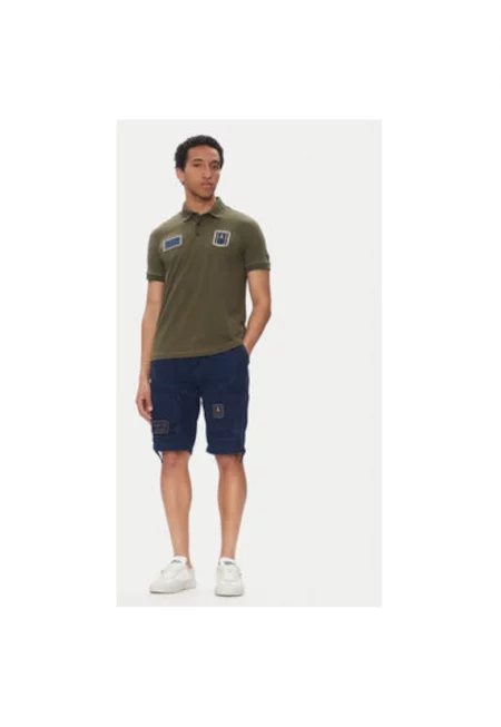 Мъжки дънкови шорти  251BE252CT3507 - Памук - Тъмносин