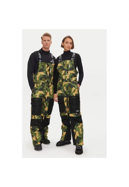 Мъжки сноуборд панталони -  304704307 - Рециклиран полиестер - Кафяв - Кафяв