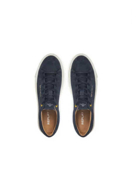 Мъжки спортни обувки - GMZ6U .000.C0001L -  Естествена кожа - Тъмносин