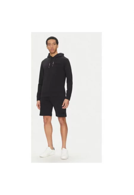 Мъжки суитшърт  25411849 - памук/найлон - черен