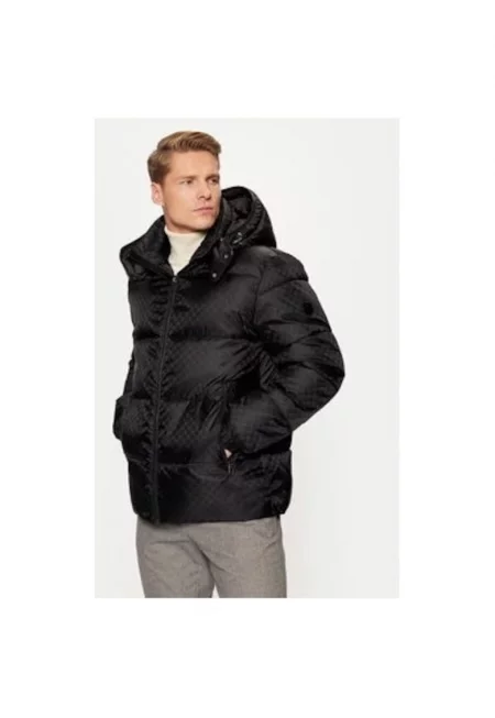 Мъжко яке -  304193439 - Найлон - - Черен