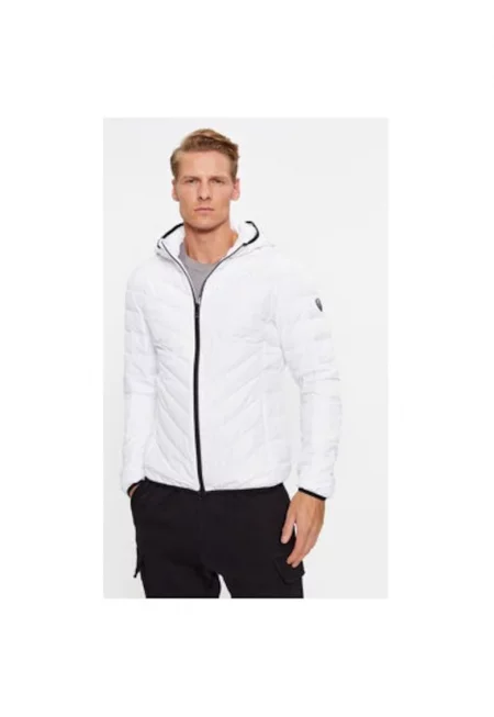 Мъжко яке - Emporio Armani  303081768 - Полиестер - Бял