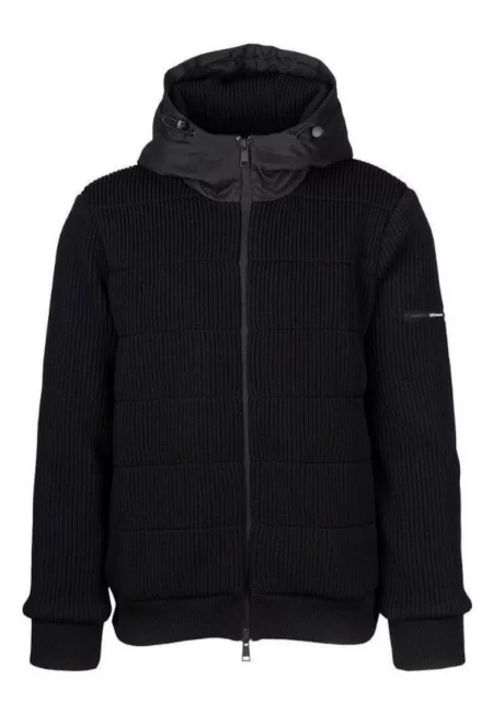Мъжко яке  MOUNTAIN M JACKET KNIT - полиестер - черно - Черен