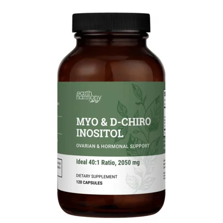 Мио-инозитол 2000 mg + D-хиро-инозитол 50 mg – Хормонален баланс и метаболитна подкрепа, 120 капсули