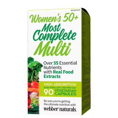 Мултивитамини за Жени 50+ - Women’s Most Complete Multi 50+, 90 V капсули
