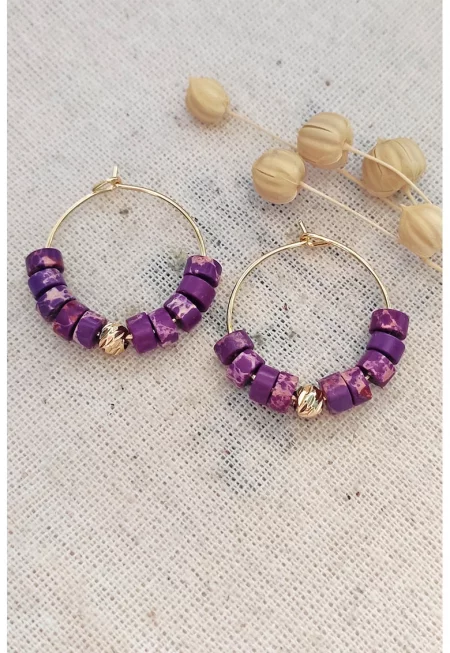 Обеци с мъниста