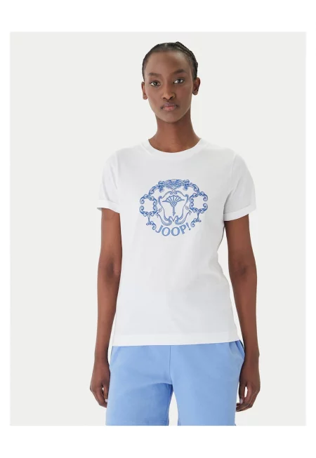 Памучна тениска за жени  Бял - Бял